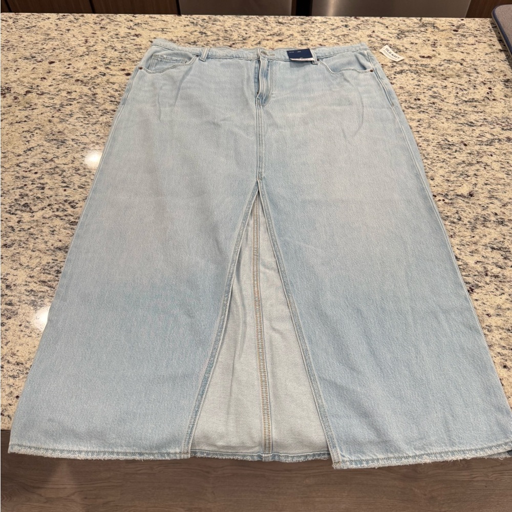 old navy jean skirt